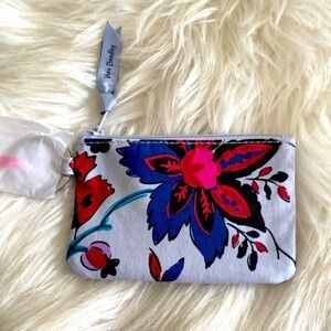 Vera Bradley Zip ID case in vineyard floral